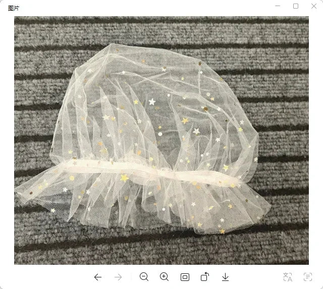 Breathable Star Tulle Dog Muzzle Cover for Outdoor Walks