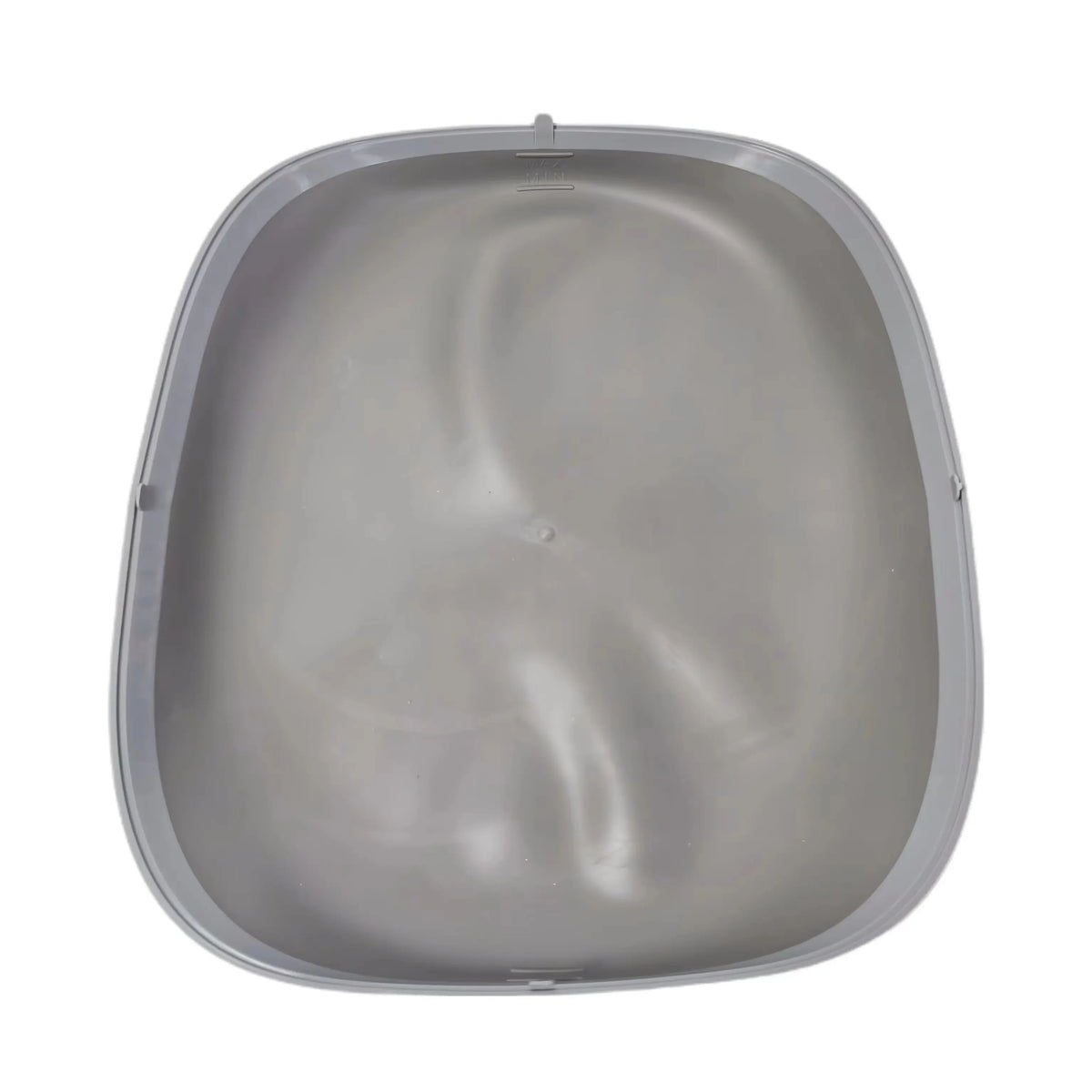 A gray silicone litter-trap mat designed for automatic cat litter boxes.