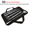 Stainless Steel Aquarium Tool Set with Scissors, Tweezers, and Shovel