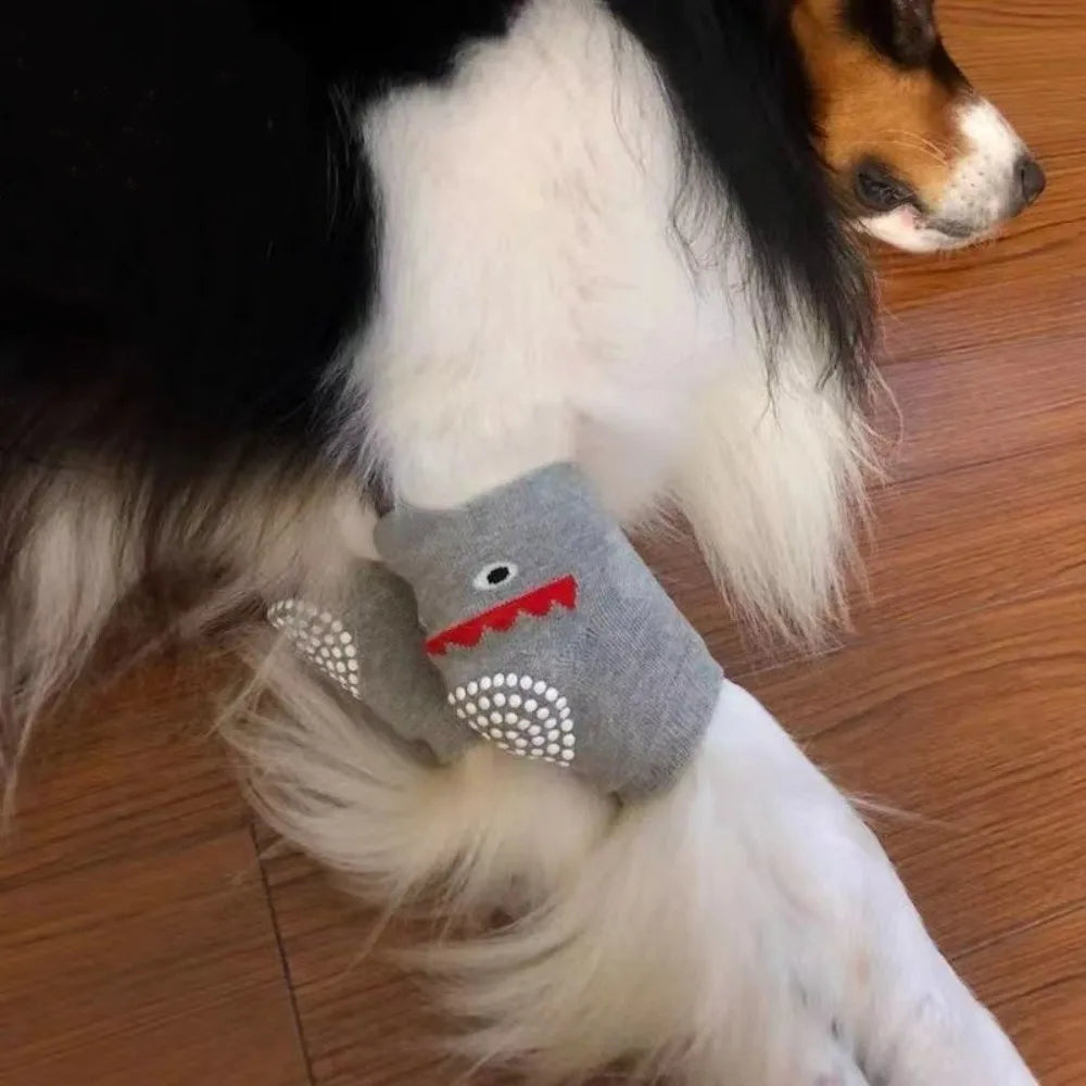 Dog Knee Pads with Elastic Leg Covers for Joint Protection