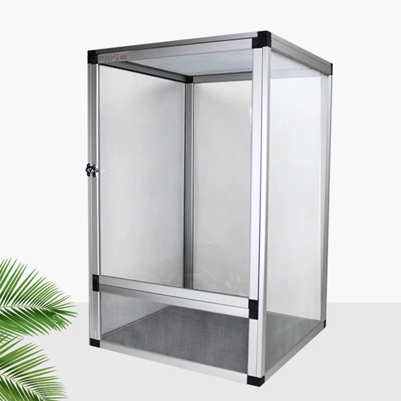 Reptile Terrarium with Front Opening Mesh Door