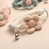 Cat Collar with Flower Bell - Adjustable Buckle