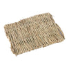 Handwoven Natural Straw Rabbit Grass Mat for Small Pets