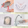 Cat Corner Scratcher with Self-Grooming Bristles and Catnip
