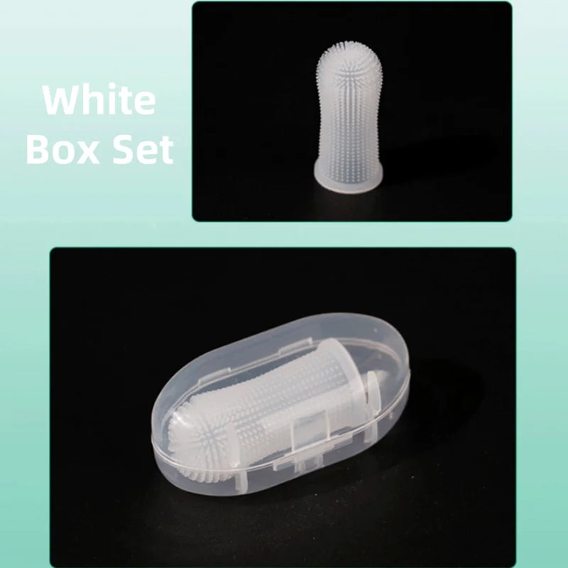 Brosse à dents pour doigts en silicone doux