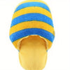 Cartoon Slipper Plush Squeaky Dog Chew Toy