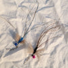 2-Pack Interactive Cat Teaser Wand with Feather Tassel