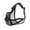 Black nylon dog muzzle for short-nosed breeds