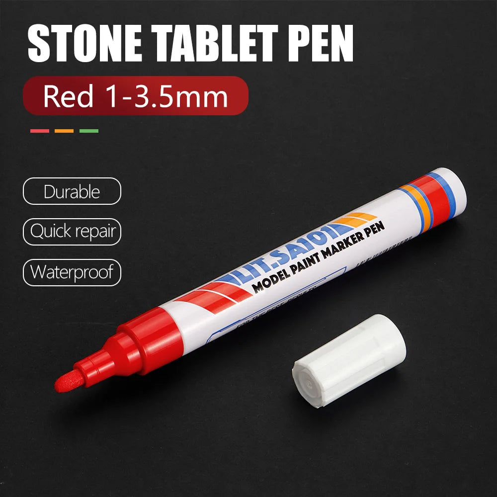 Permanent Stone Touch-Up Paint Pen for Rock, Ceramic, and Mug DIY