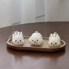 Pendentif Capsule Souvenir en Fourrure de Lapin