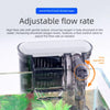 Système de circulation d'eau avec débit réglable et vanne de régulation pour aquarium