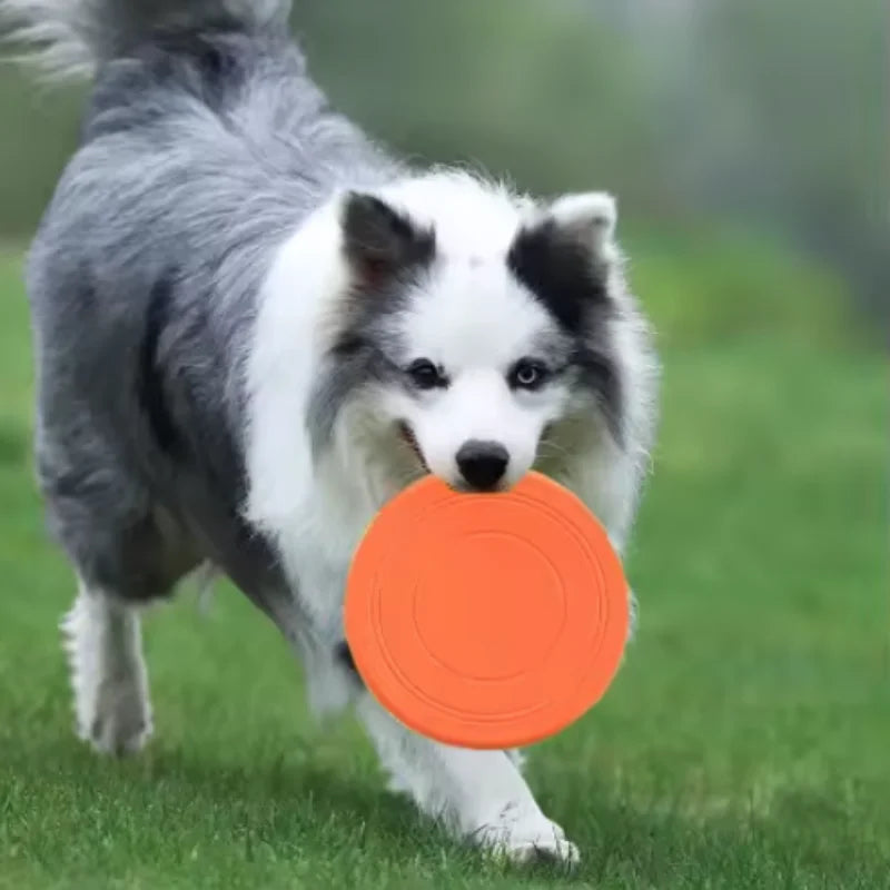 Interactive Silicone Flying Saucer Pet Toy