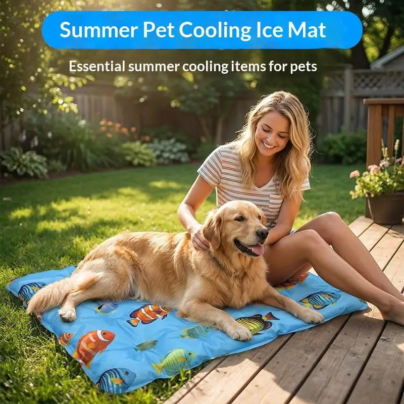 Self-Cooling Pet Mat with Leakproof Cover