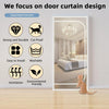 Pet Screen Door Curtain with Double Zipper – Scratch-Resistant Mesh for Interior Doors