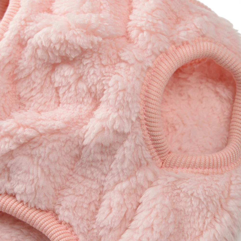 Cozy Fleece Pet Pullover for Cats and Small Dogs
