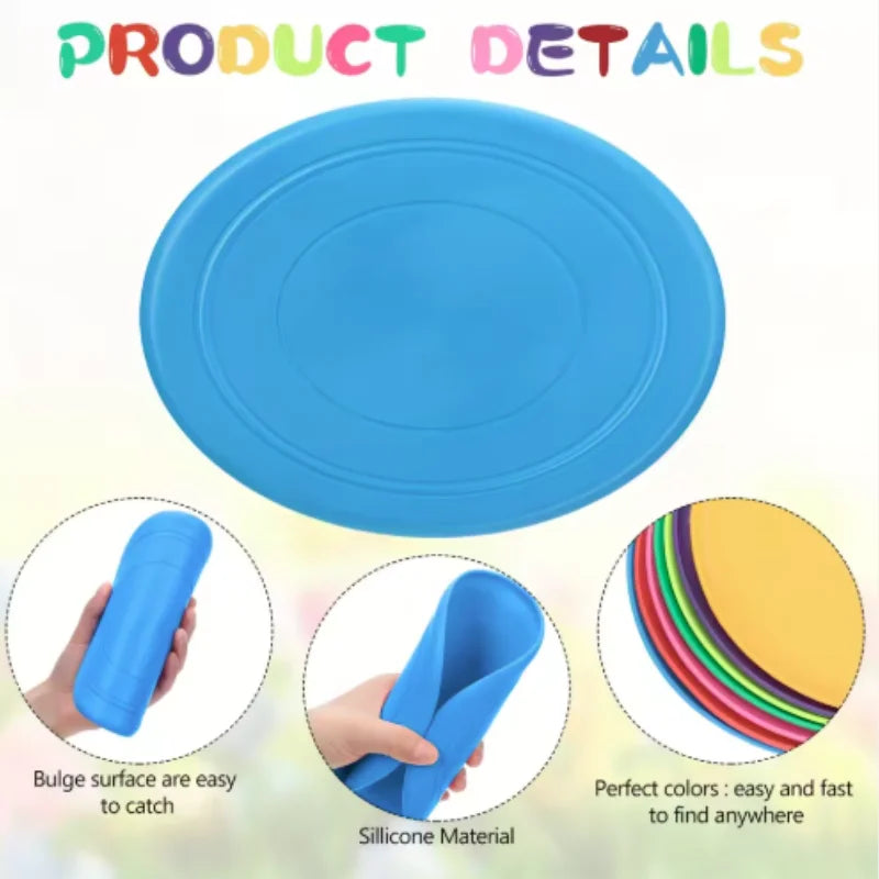 Interactive Silicone Flying Saucer Pet Toy
