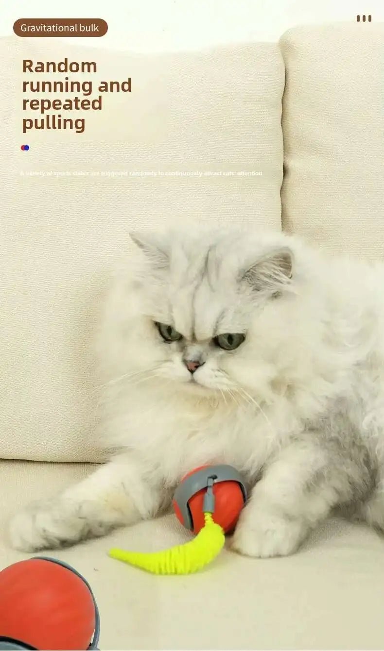 Juguete Interactivo para Gatos con Cola en Movimiento