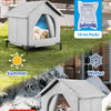 All-Season Waterproof Foldable Cat House with Cooling & Warming Features