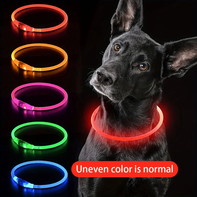 USB-wiederaufladbare LED-Hundehalsband