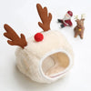 Christmas Pet Hat and Bandana Set for Cats and Small Dogs