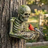 Tree Face Bird Feeder - Resin Tree Hugger Sculpture for Outdoor Garden