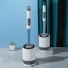 Porte-brosse WC mural réutilisable avec long manche