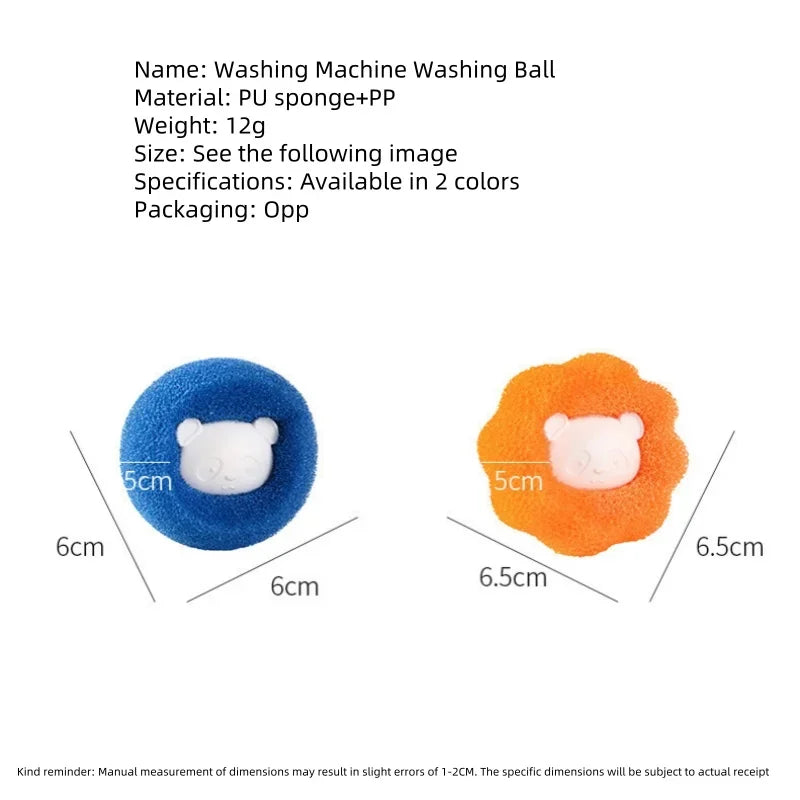 Boules de Lint & Poils d'Animaux Réutilisables pour Machine à Laver