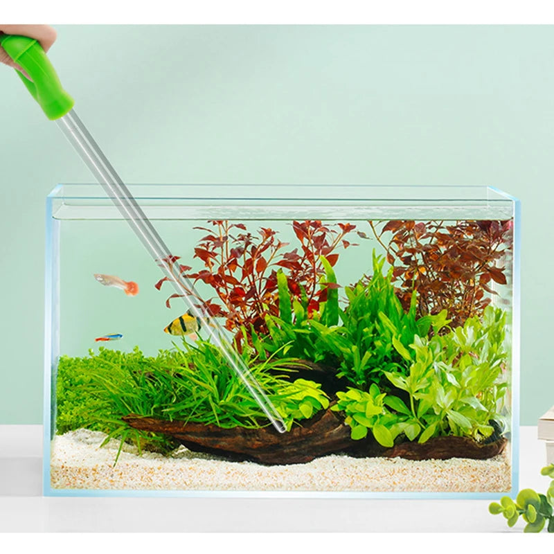 Siphon d'aquarium télescopique