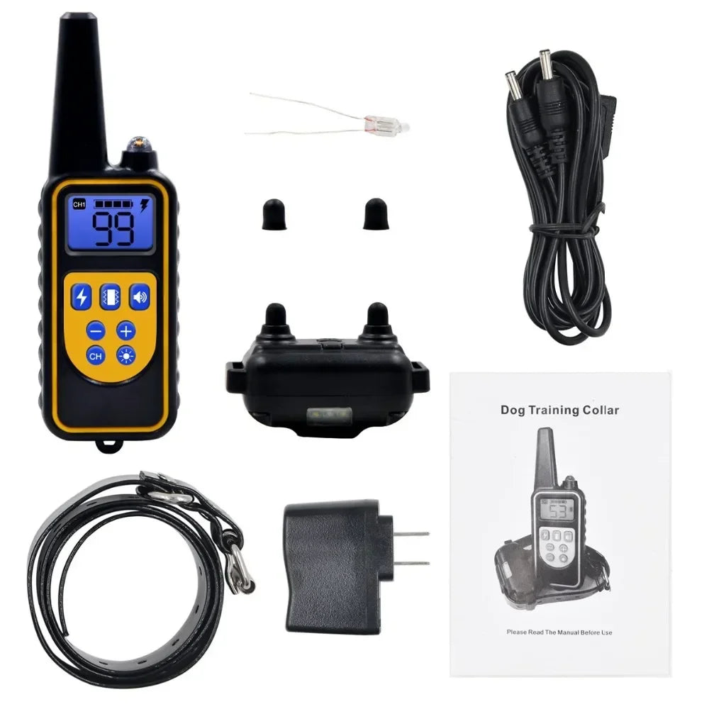 Rechargeable Dog Training Collar with Remote Control