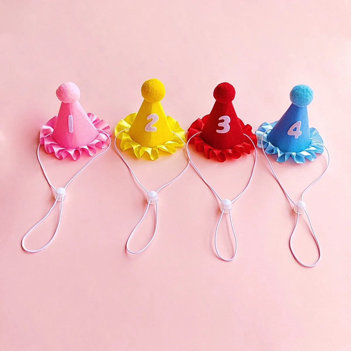 Happy Birthday Pet Party Hat and Bib Set