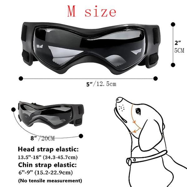 Gafas de Sol UV Ajustables para Perros