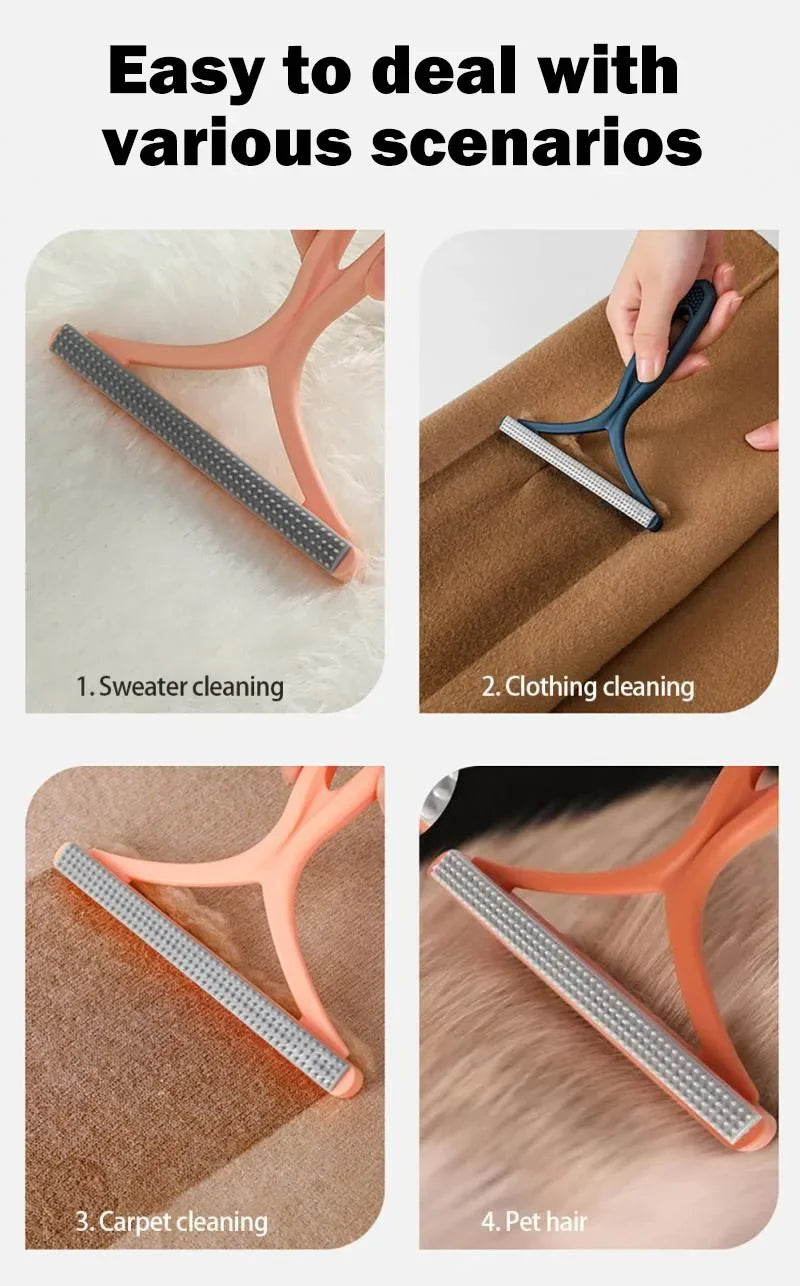 2-in-1 Double-Sided Pet Hair Remover & Fabric Shaver