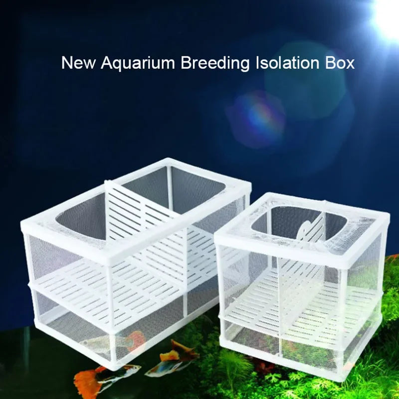 Aquarium Fish Breeding Isolation Box with Suction Cups