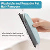 Reusable Pet Hair Remover Brush for Furniture, Clothing & Car Interiors