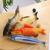 Plüsch-Katzenspielzeug - Fischdesign