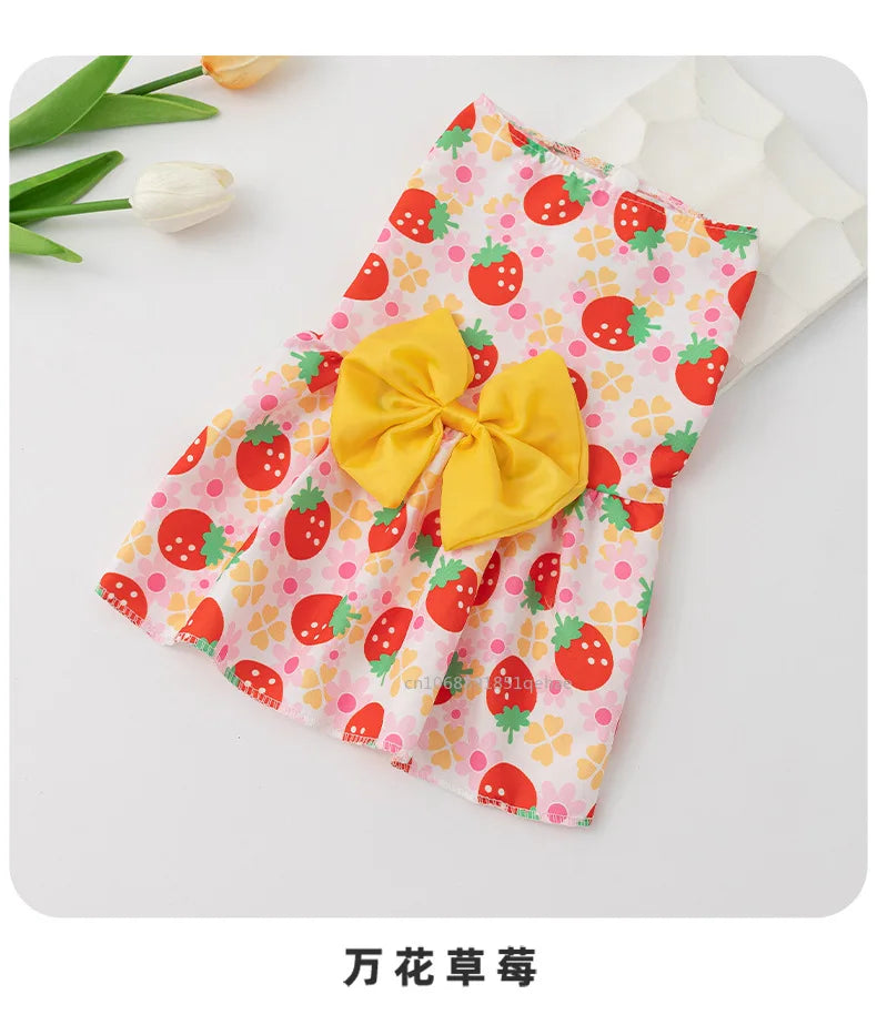 Flower Princess Dress for Small Dogs