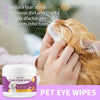 Gentle Pet Eye Wipes with Plant Extracts for Cats and Dogs