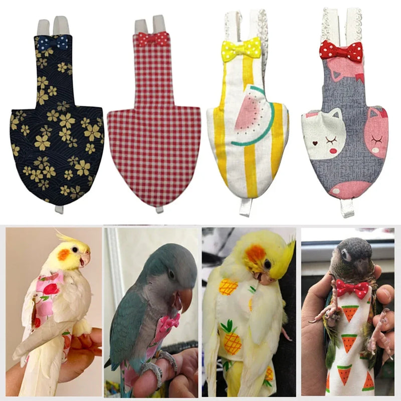 Traje de Vuelo de Algodón para Loro