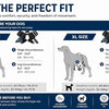 Dog Rear Leg Support Harness with Padded Lift Handle and Reflective Strips