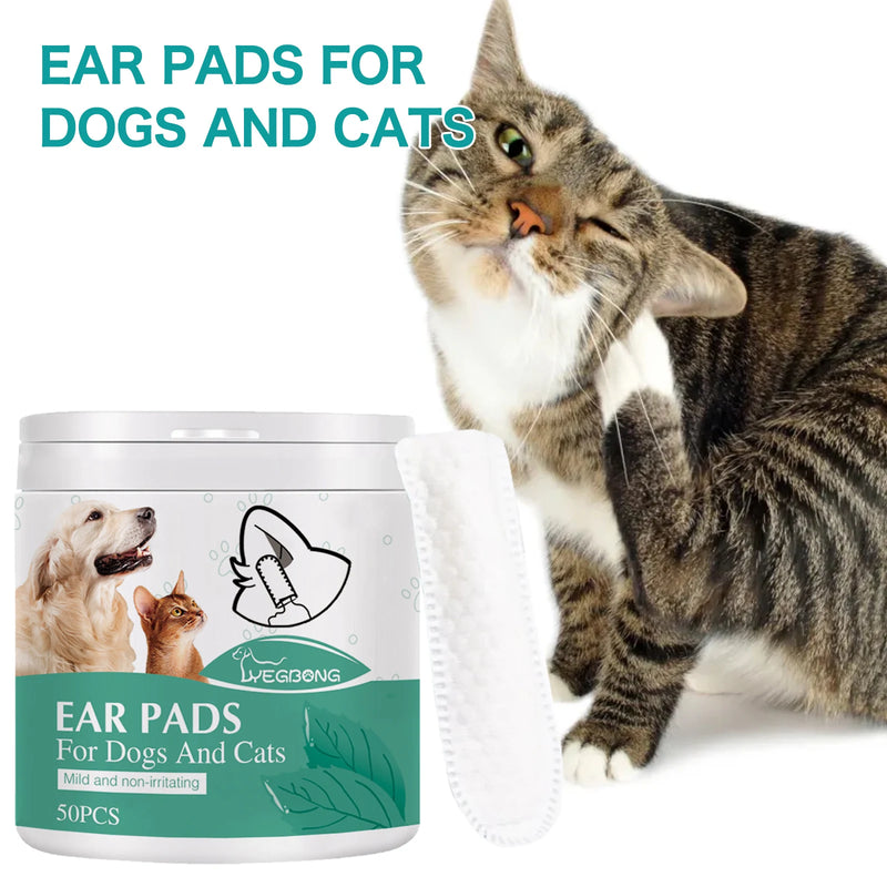 Lingettes Douces pour le Nettoyage des Yeux et des Oreilles de Votre Animal