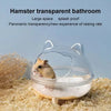 Bac à sable transparent pour hamster
