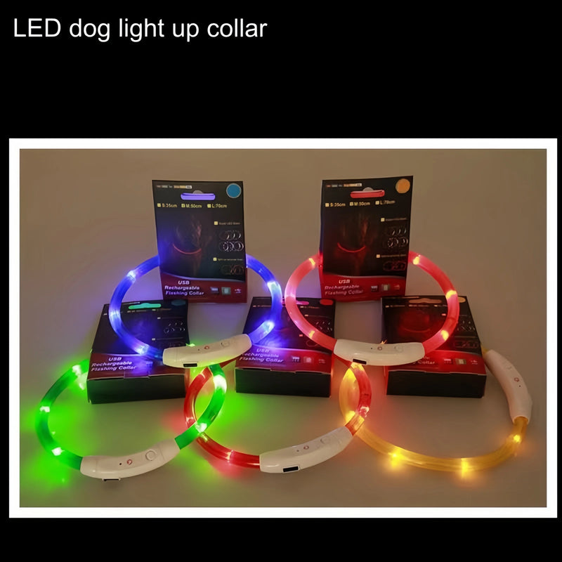 USB-aufladbarer LED-Hundehalsband