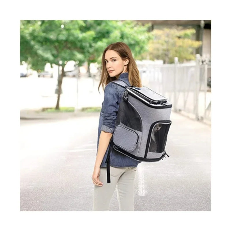Atmungsaktiver Haustier-Tragetaschen-Rucksack