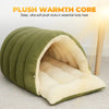 Cozy Thermal Plush Cat Bed with Removable Washable Cover