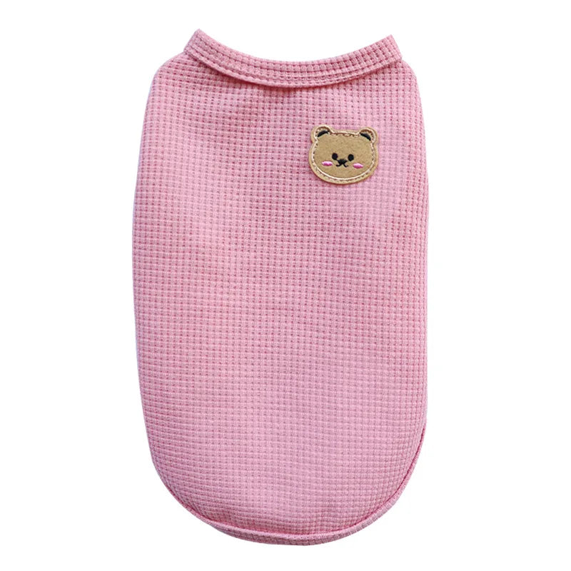 Breathable Cotton Pet Vest for Small Dogs & Cats