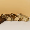 Personalisiertes Halsband, Geschirr & Leine Set mit abnehmbarem Fliegenknoten