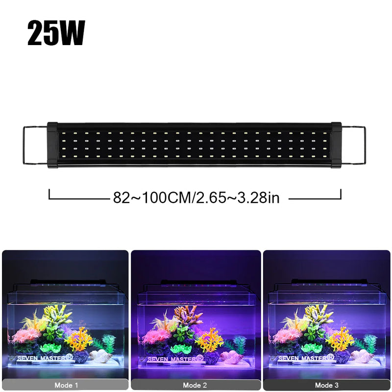 Lampe LED Réglable pour Aquarium et Croissance des Plantes