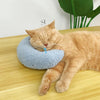 Super Soft Half Donut Cat Bed Pillow for Neck Support and Relaxation