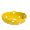 Ceramic Mushroom Cat Bowl with Raised Edge
