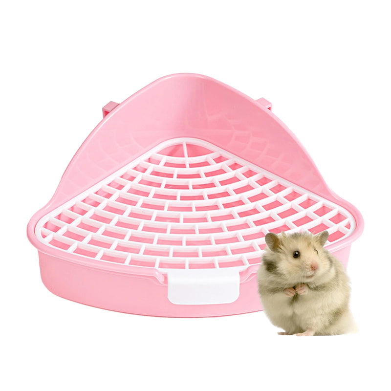 Rabbit Litter Tray Corner Toilet for Small Pets